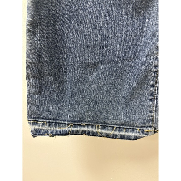 Vtg Y2K Gap Lean Jeans Women's Sz 10 Stretch Low Rise Flare Med Wash 30" Inseam - Picture 4 of 13